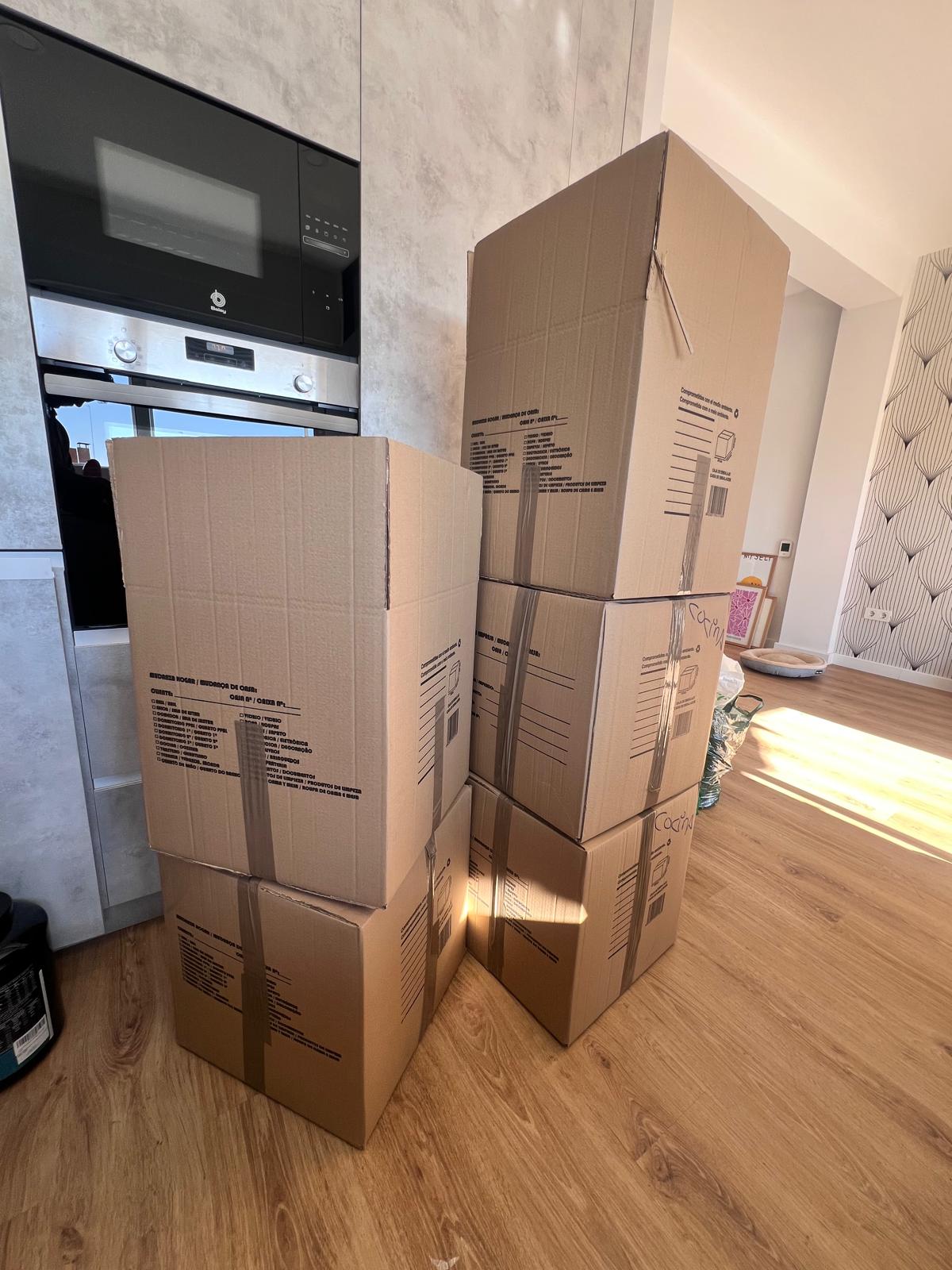 Electrodomésticos embalados